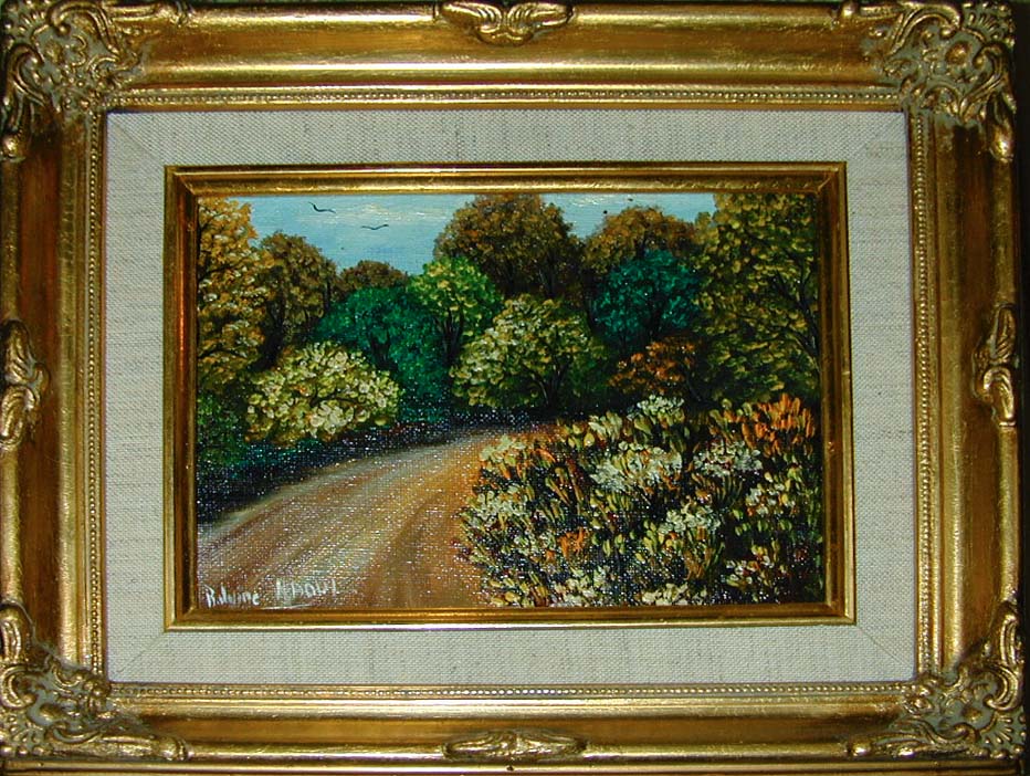 Le chemin Dim(14*18 cm)